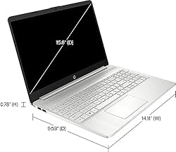 HP 2023 Newest Laptop, 15.6 Inch Display, AMD Ryzen