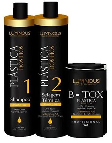 Luminous Hair Plastic Yarn + Btox Professional 3L | Progressive brush | Smoothing Smoothing System | Heat sealing