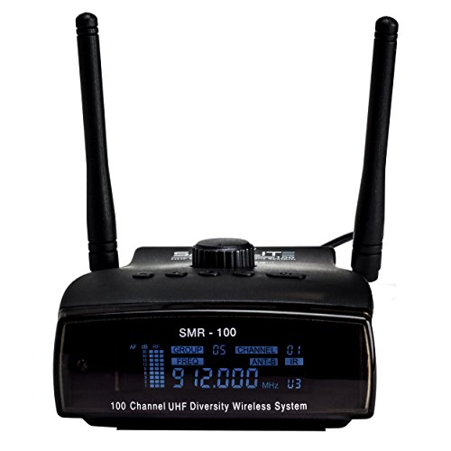 Nady Satellite SMHTA-100 | 100-Channel True Diversity Wireless Instrument System for Horns, Woodwinds - Portable AA batteries operation - Includes metal carrying case.