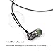 Rythsans Durable Metal Housing Headphones, Noise Isolating Earbuds, High Definition Basic in Ear Earbuds with Microphone for iPhone 6/6s/6s Plus, Galaxy, Android Phone (Grey)thumb 3