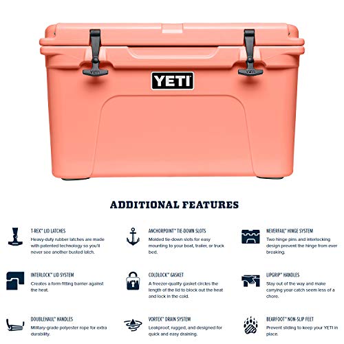 YETI Tundra 45 Cooler, Coral Pricepulse