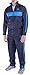 Vertical Sport Men's 2 Piece Jacket Pants Track Suit JS15 (Medium, Navy/Aqua)
