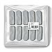 Evridwear Cotton Finger Cots Cotton Cushion 20PCS for Cracked Skin, Eczema, Calluses, Moisture Wicking, Finger Protection for Men & Women (Short Length)