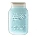 Mason Jar Ceramic Set Utensil Crock and Spoon Rest Blue