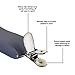 HOLD'EM Suspenders for Kids - 1 Inch Suspender Perfect for Tuxedo -Grey (26