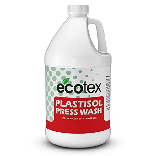 Ecotex PLASTISOL Press WASH - On Press Screen Opener/Ink Degradent for Screen Printing (Gallon)