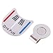 TINKSKY Golf Ball Line Liner Marker-Golf Alloy Alignment Aiming Tool Ball Marker Magnetic Hat Clip