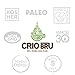 Crio Bru Pumpkin Spice Light Roast 10oz Bag | Organic Healthy Brewed Cacao Drink | Great Substitute to Herbal Tea and Coffee | 99% Caffeine Free Gluten Free Whole-30 Low Calorie Honest Energy Brew And Enjoy Hot or Iced