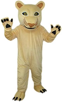 MascotShows Lion Plush Mascot Costume Adult Size (regular, lioness)