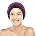 Cordless Deep Conditioning Heat Cap – Microwavable Heat Cap for Deep Conditioning Hair Therapy, 100% Natural Cotton, Flaxseed Seed Interior for Maximum Heat Retention (Purple)thumb 1