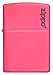 Zippo Logo Neon Pink Pocket Lighter