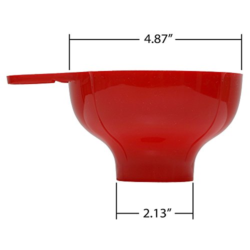 Roots & Branches Home Canning Funnel, Fits Wide Mouth & Regular Mason Jars, Red 6 Roots & Branches Home Canning Funnel, Fits Wide Mouth & Regular Mason Jars, Red - Image 7