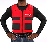 Glacier Tek Sports Cool Vest with Set of 8 Nontoxic Cooling Packs