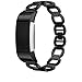ANCOOL Fitbit Charge 2 Band Stainless Steel Metal Link Bracelet Replacement Wristband for Fitbit Charge 2 Tracker
