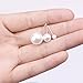 Charisma Pearl Earrings Surgical Steel Pearl Stud Earrings Set for Women Girls Faux Pearl Earrings Pack (3mm- 12mm, White Colored Pearl Earrings)