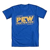 GEEK TEEZ Star Wars Pew Pew Pew Youth Boys' T-Shirt