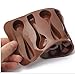 Drhob Silicone Spoon Shape Mold Candy Bake Ware Cupcake Cake Topper Cheapness, Chocolate