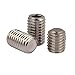 Junter 100pcs M2.5 x 3mm Flat Point Grub Hex Socket Set Screws Metric A2 Stainless Steel DIN913