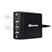 Cable Matters 72W 4-Port USB C Charger (USB C Wall Charger) with 60W Power Delivery for Laptops, Tablets, and Smartphones in Black