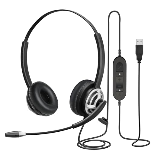 Mairdi USB Headset with Microphone