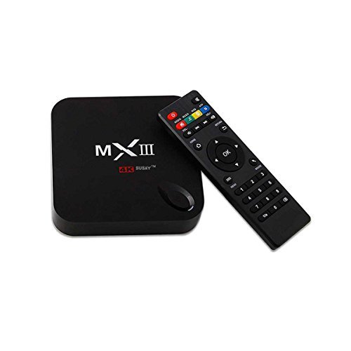 SUSAY MX3 Android Mini PC TV BOX 4K Quad Core Android 4.4 KitKat 8GB HDD 2GB RAM WiFi MXIII with IR Remote
