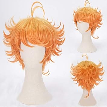 Amazon Com Xingwang Queen Anime Short Curly Wavy Orange Cosplay