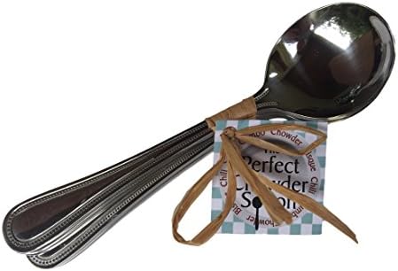 Perfect Chowder Spoons Set of 6 Stainless Steel Capri Pattern