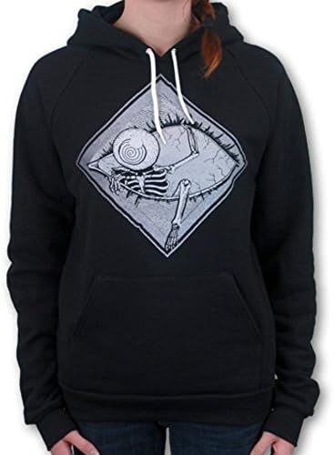Venus Fallen Men's Oculus: The Vision Hooded Sweatshirt X-Large Black