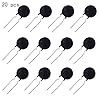 Fielect 20 PCS NTC Thermistor Resistors 10D-9 0A 10 Ohm Inrush Current ...