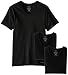 Calvin Klein Men's Undershirts Cotton Classics 3 Pack Slim Fit V Neck Tshirts, Black, X-Large