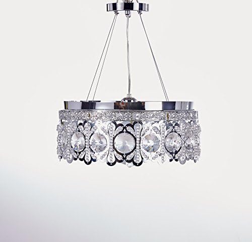 Top Lighting Modern LED Crystal Chandelier Pendant Hanging or Flush Mount Ceiling Lighting Fixture