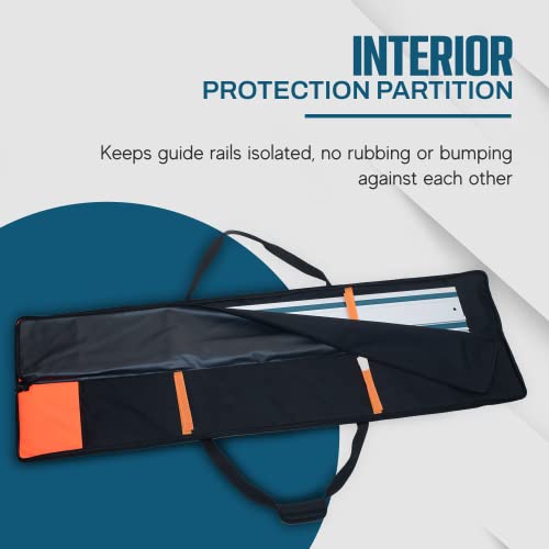 Rugged Tools Guide Rail Bag Protective Track Saw Bag For Saw Guide