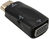 HDMI to VGA Adapter with Audio 1080p Male to Female Converter for PC Laptop view 2