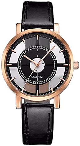 Fashion Clearance Watch! Noopvan Womens Watches Womens Hollow Out Fashion Casual Analog Wrist Quartz Leather Band Watches on Sale (Black)