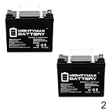 Mighty Max Battery ML35-12 - 12V 35AH Battery for Pride Jazzy Select Electric Wheelchair - 2 Pack Brand Product