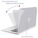 MOSISO Plastic Hard Shell Case Compatible with MacBook Air 11 inch, Pure ICY Clear