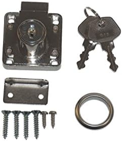 Deadbolt Lock with Chrome Finish, Keyed Alike