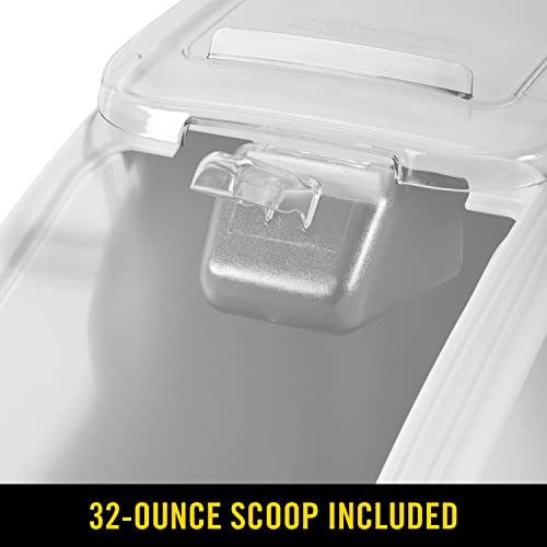 Rubbermaid Commercial Products ProSave ShelfStorage Ingredient Bin With Scoop, 400cup capacity