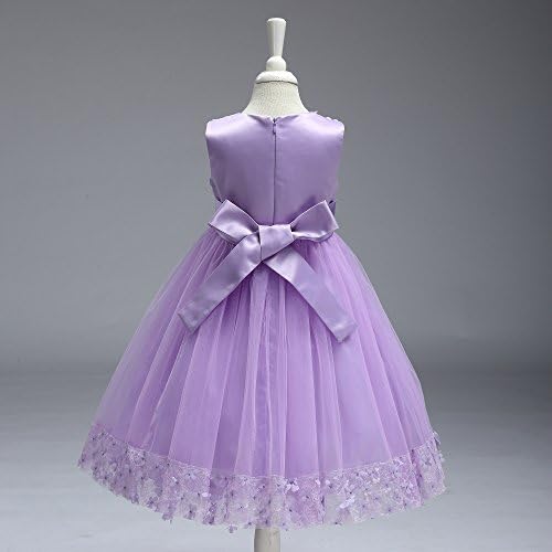 LIVFME 2-8T Flower Girls Dresses For Party Birthday Wedding Pageant Balls Gowns Lace Dress