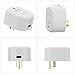 Smart Wifi Plug Compatible with Alexa Remote Control Wireless Adaptor Socket Outlet for Smart Home with An Extra USB Port