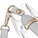 Yocatech Transparent Crossbody Bags Clear Messenger Bags for Women NFL Stadium Approved，Adjustable Strap (Grey)