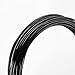 32.8 Feet Black Craft Wire,DIY Aluminum Wire,Bendable Metal Wire for Assorted Crafts (1.5mm Thick)