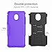 Samsung Galaxy J7 Refine Case - Shockproof Protective with Kickstand for J7 2018, J737V, J737T (Purple)