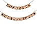 Congrats Class of 2021 Graduation Banner - Graduation Decorations 2021, No DIY, Kraft Paper | Congratulations Banner for Class Of 2021 Decorations | Class of 2021 Banner for College Grad Party Decor
