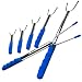 Premium Marshmallow Roasting Sticks - Multi-Use Forks For Outdoor Cookware, BBQ & Campfire. 6 Telescoping Roasting Sticks 8 FREE Bamboo Sticks - Extendable Hot Dog Forks / Smores Sticks -Safe For Kids