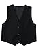 Spring Notion Big Boys' Modern Fit Black Suit Set 3T