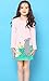 Girls Cotton Longsleeve Casual Dresses Striped Applique Cartoon by Fiream
