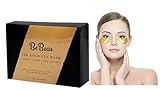 Gold Under Eye Mask - Hyaluronic Acid & Collagen Eye Pads to Reduce Wrinkles Rejuvenate Skin - Spa Quality Gold Eye Pads-15 Pairs