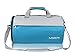 MIER Barrel Travel Sports Bag for Women and Men Small Gym Bag with Shoes Compartment 20 Inches, Blue