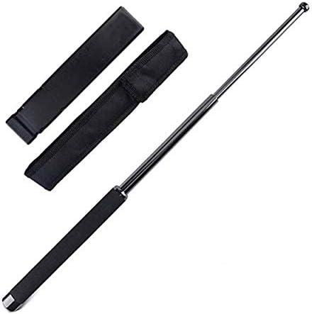 SJFKE Nylon + PC Box Lock Baton Holder/Baton Hammer Sleeve (High Gloss Black, 26-Inch)